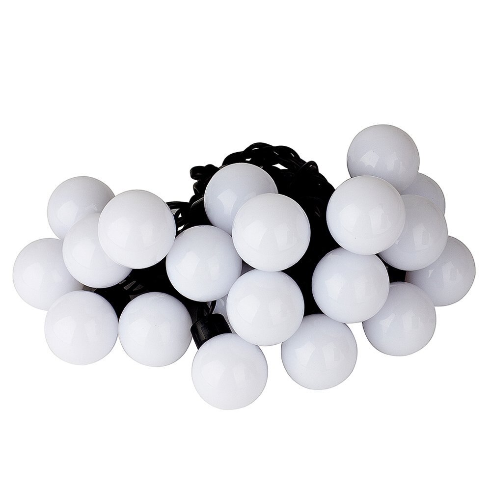 Ghirlanda luminoasa solara pentru exterior, Polux, cu 30 globulete, multicolor, 3.9 m