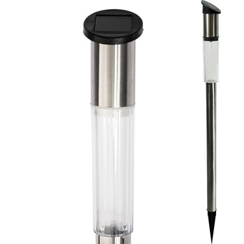 Lampa solara de gradina, cu LED din inox, 70 cm, Polux Lampa solara de gradina, cu LED din inox, 70 cm, Polux