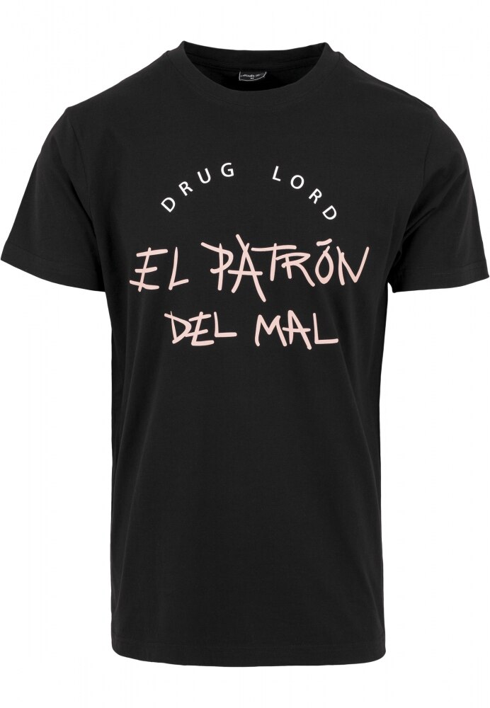 Tricou cu mesaje funny El Patron Del Mal Mister Tee, Negru