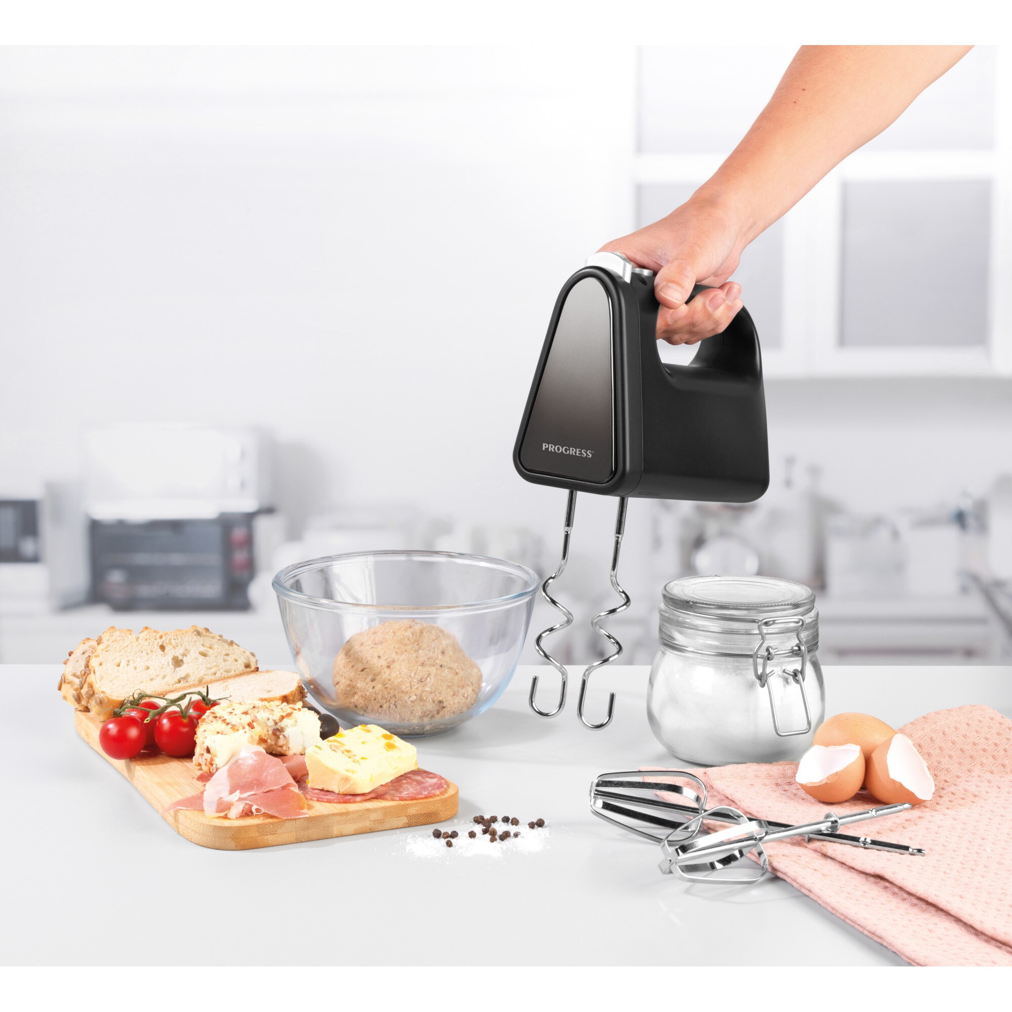 Mixer, Progress, 250 W, 5 trepte de viteza, Functie Turbo