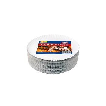 Set 100 Tavite din Carton R3 Misavan, Diametru 30 cm, Albe Set 100 Tavite din Carton R3 Misavan, Diametru 30 cm, Albe