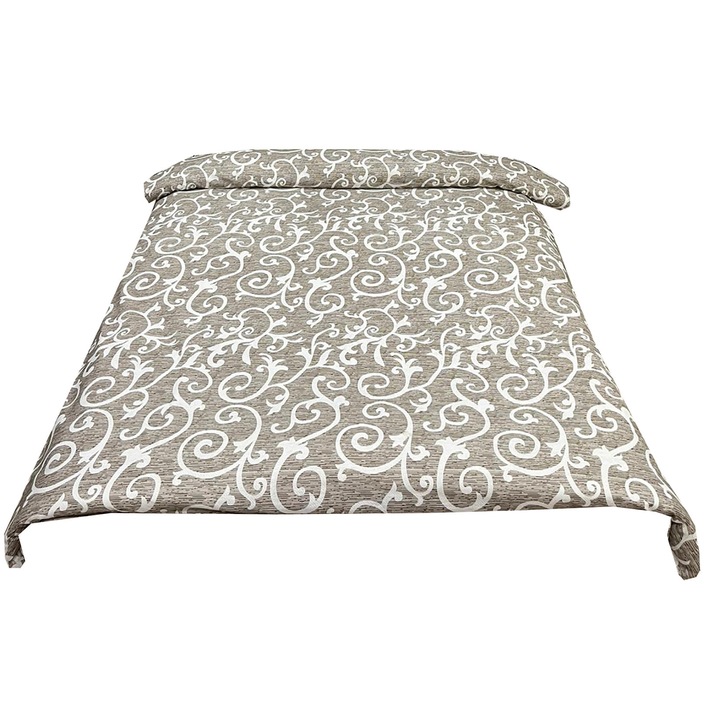 Husa pilota maro 140/210cm, "Arabesque" din bumbac 100% by Liz Line - HP140200