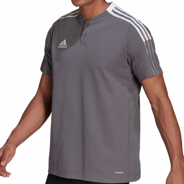 Tricou Adidas Tiro 21 Polo pentru barbati, Gri