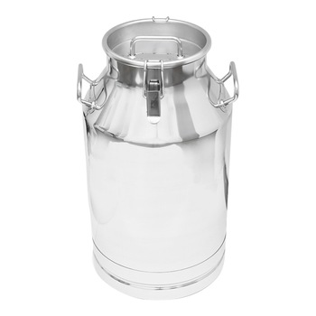 Bidon de inox pentru lapte cu cleme 40L aparat de muls vaci Breckner Germany Bidon de inox pentru lapte cu cleme 40L aparat de muls vaci Breckner Germany