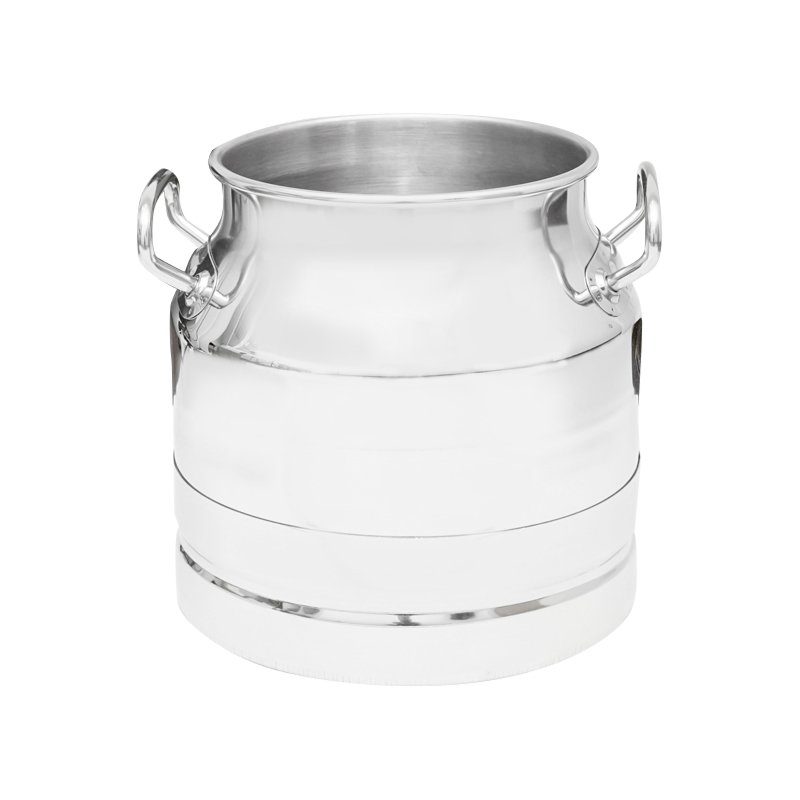 Bidon de inox pentru lapte 10L aparat de muls vaci Breckner Germany