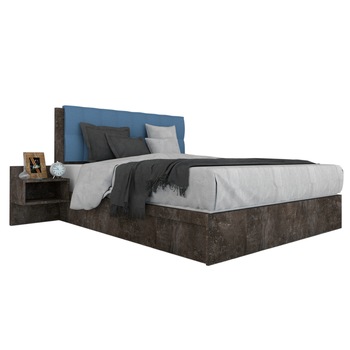 Pat Tapitat Genarom LEX 180 Fara Leat, 4299 / Aura 12, 204 x 95 x 189 cm Pat Tapitat Genarom LEX 180 Fara Leat, 4299 / Aura 12, 204 x 95 x 189 cm