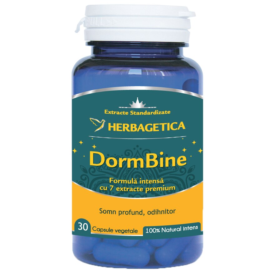 Supliment alimentar Dorm Bine Herbagetica, 30 capsule
