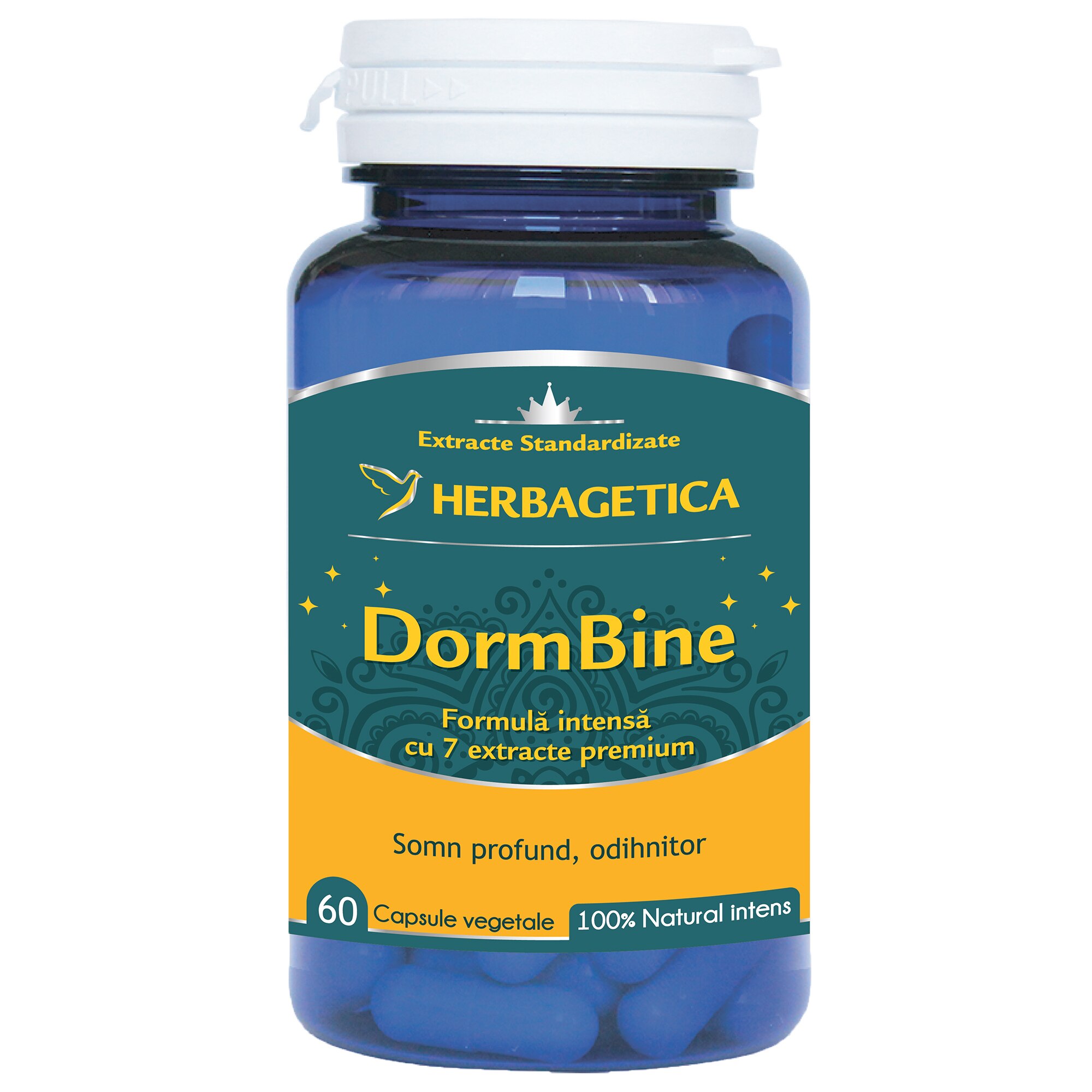 Supliment alimentar Dorm Bine Herbagetica, 60 capsule