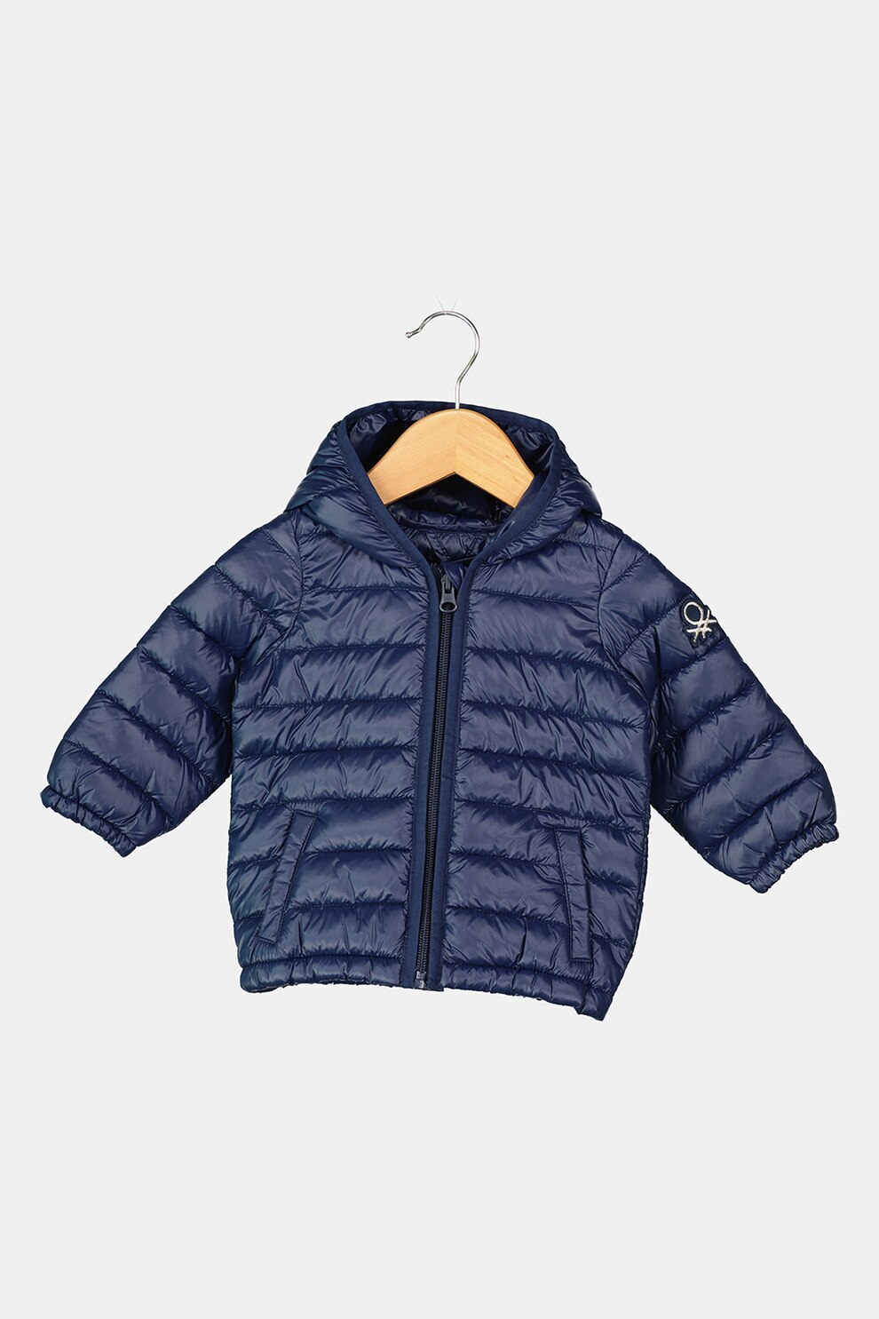 United Colors of Benetton, Geaca cu aspect matlasat, Bleumarin