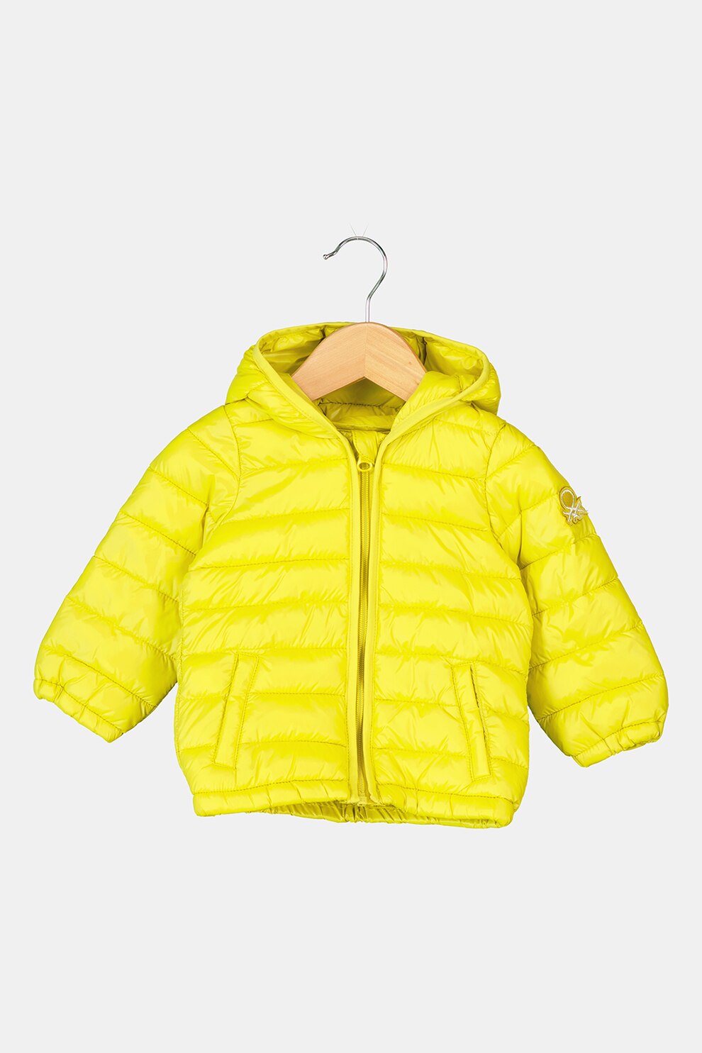 United Colors of Benetton, Geaca cu aspect matlasat, Galben