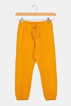 United Colors of Benetton, Pantaloni sport cu buzunare laterale, Oranj United Colors of Benetton, Pantaloni sport cu buzunare laterale, Oranj