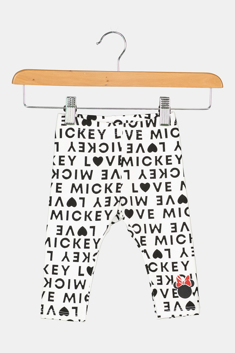 United Colors of Benetton, Colanti cu imprimeu Minnie Mouse, Alb/Negru