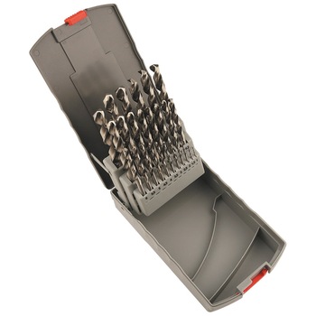 Trusa 25 burghie elicoidale cu coada cilindrica – Ø 1.0 – 13.0 x 0.5 mm - HSS RECTIFICAT DIN 338 – STAS 573, Tip N Trusa 25 burghie elicoidale cu coada cilindrica – Ø 1.0 – 13.0 x 0.5 mm - HSS RECTIFICAT DIN 338 – STAS 573, Tip N