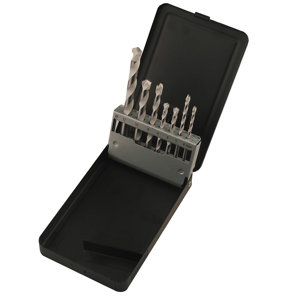 Set 7 piese - burghie universale - Ø 4 - Ø 12 mm