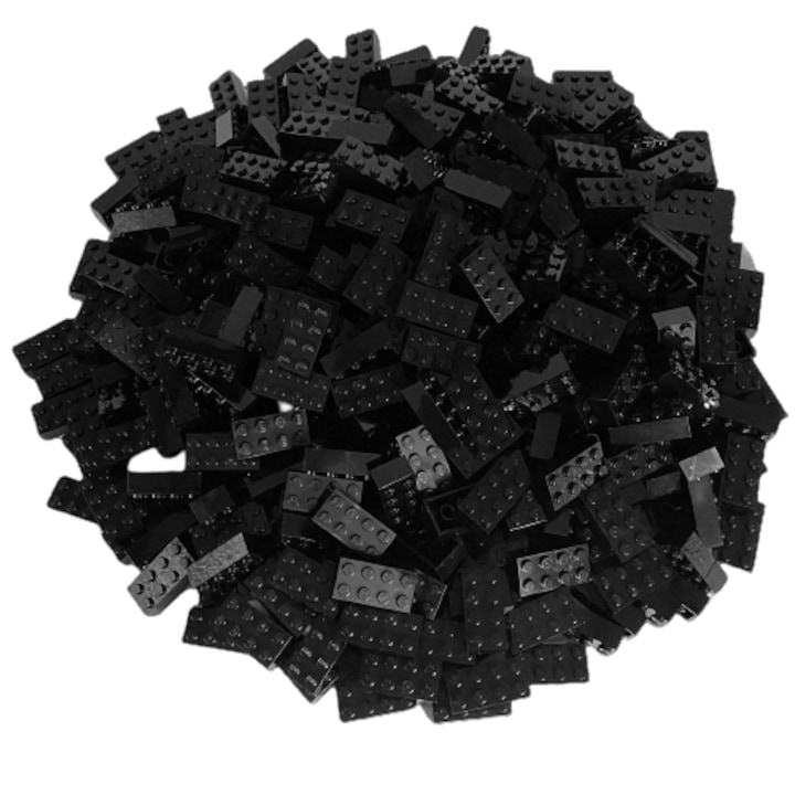 Set 100 caramizi LEGO Classic/Basic/City 3001, 2 x 4, Plastic Set 100 caramizi LEGO Classic/Basic/City 3001, 2 x 4, Plastic