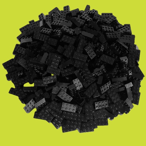 Set 100 caramizi LEGO Classic/Basic/City 3001, 2 x 4, Plastic Set 100 caramizi LEGO Classic/Basic/City 3001, 2 x 4, Plastic