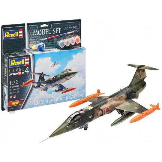 Set model de asamblat Revell avion F-104 G Starfighter NL/B
