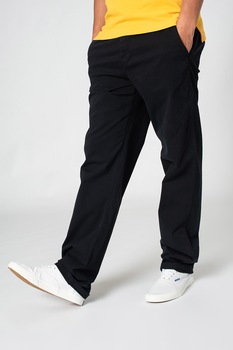 United Colors of Benetton, Pantaloni lejeri cu buzunare oblice, Negru United Colors of Benetton, Pantaloni lejeri cu buzunare oblice, Negru