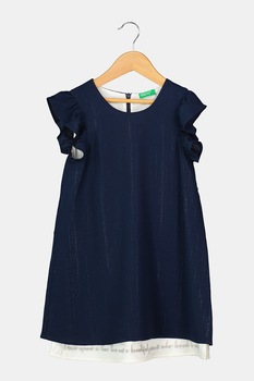 United Colors of Benetton, Rochie evazata, Bleumarin United Colors of Benetton, Rochie evazata, Bleumarin