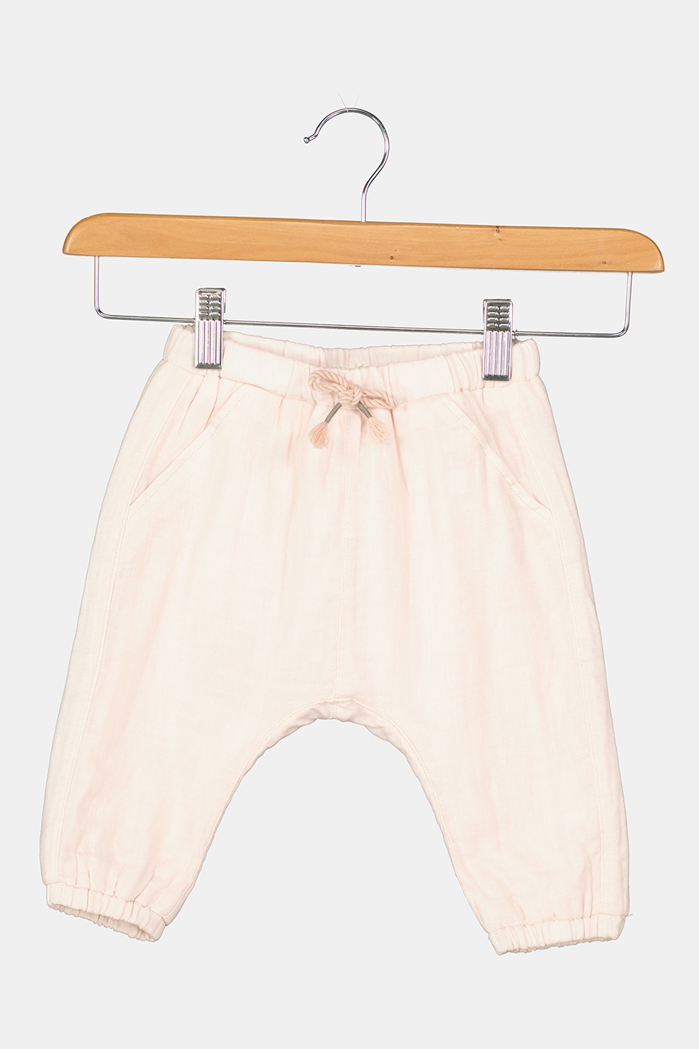United Colors of Benetton, Pantaloni cu snur, Roz pal