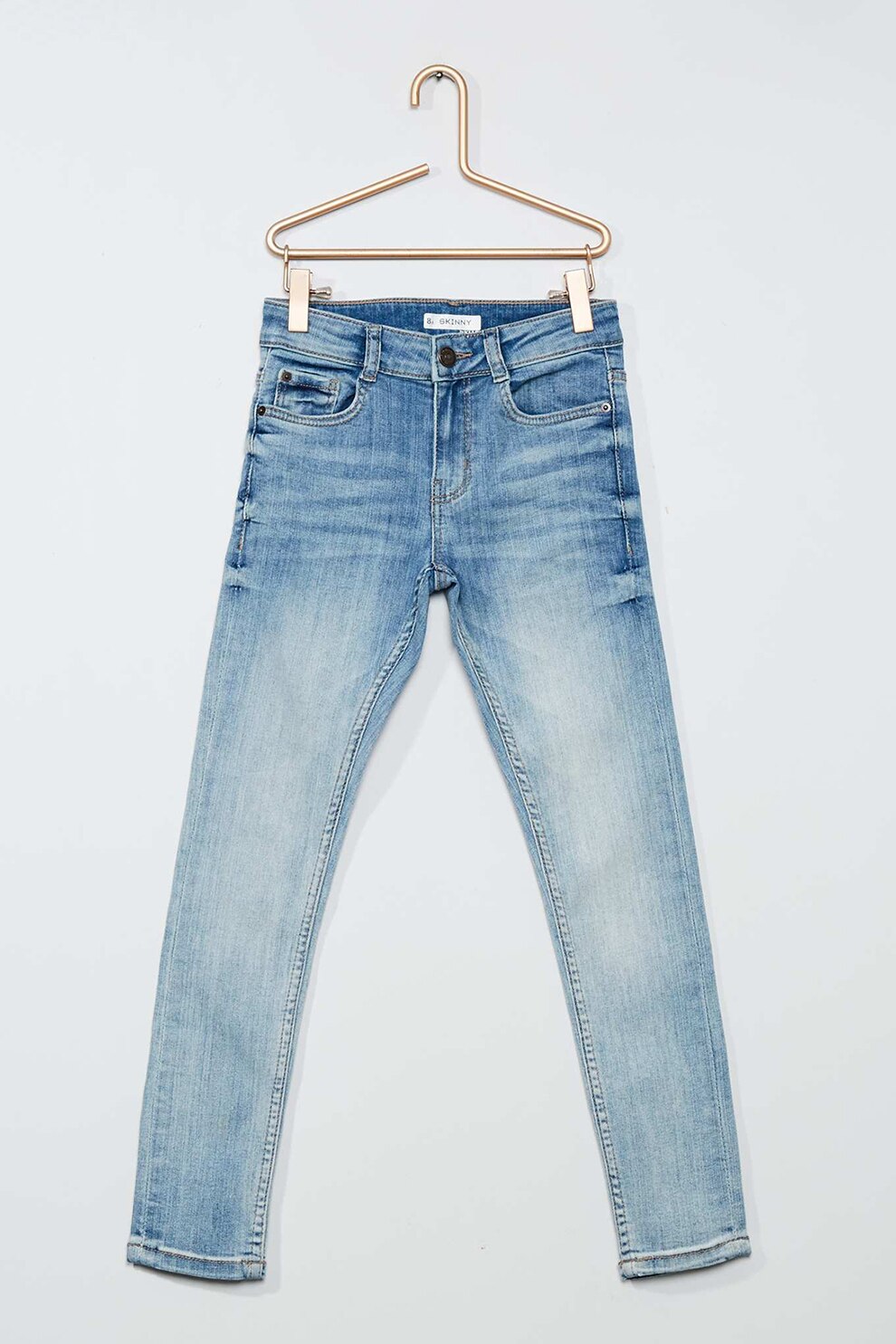 KIABI, Blugi skinny, Albastru deschis