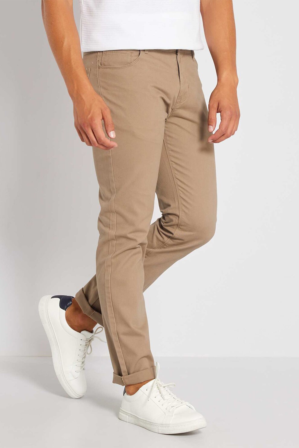 KIABI, Pantaloni drepti, Bej