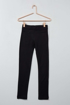 KIABI, Colanti din amestec de bumbac, Negru KIABI, Colanti din amestec de bumbac, Negru