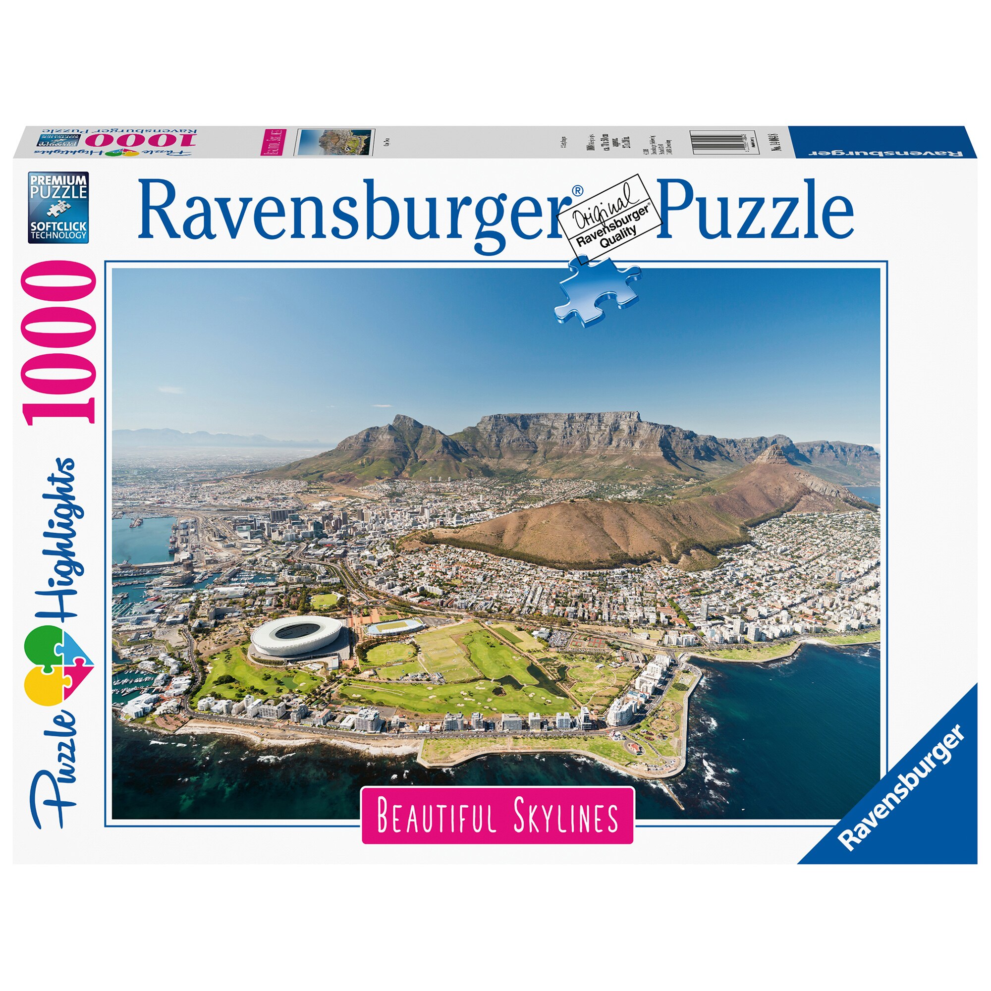 Puzzle Ravensburger - Cape Town, 1000 piese