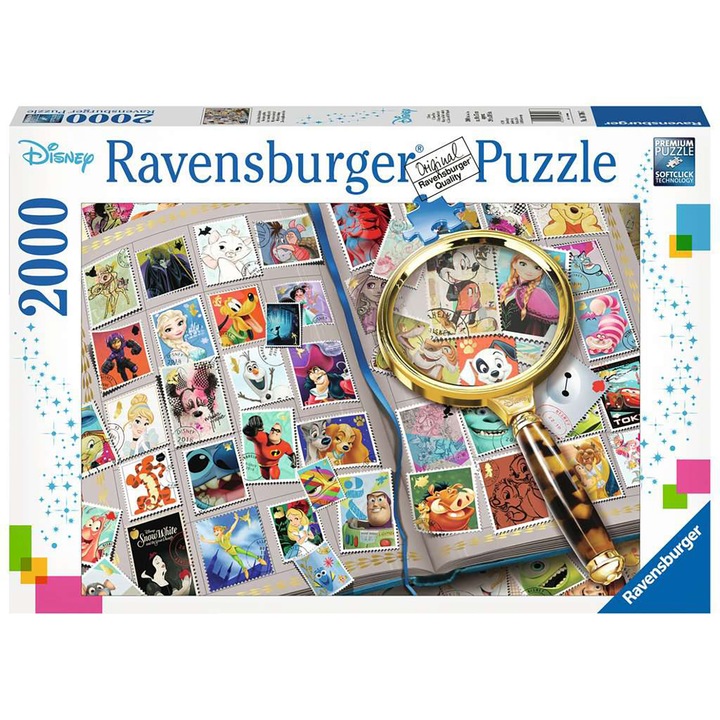 Пъзел Ravensburger - Timbre Disney, 2000 части