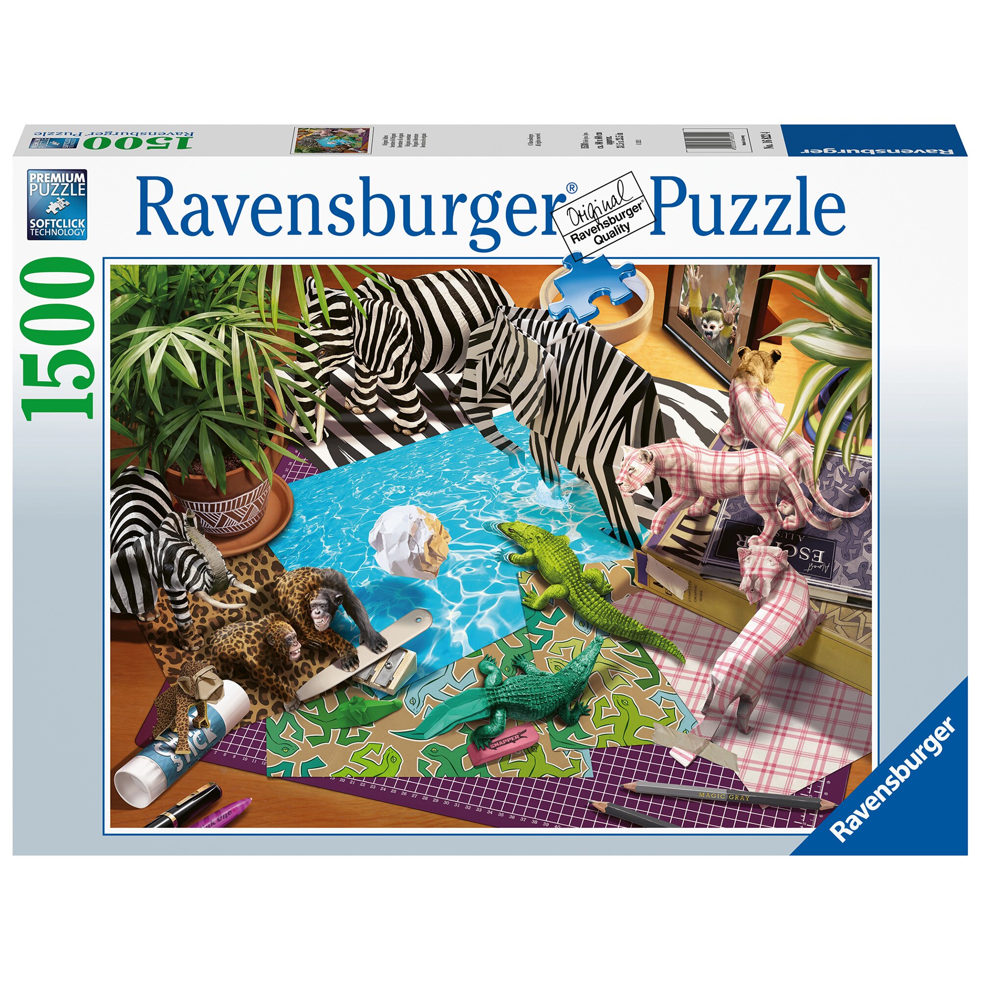 Puzzle Ravensburger - Aventura origami, 1500 piese