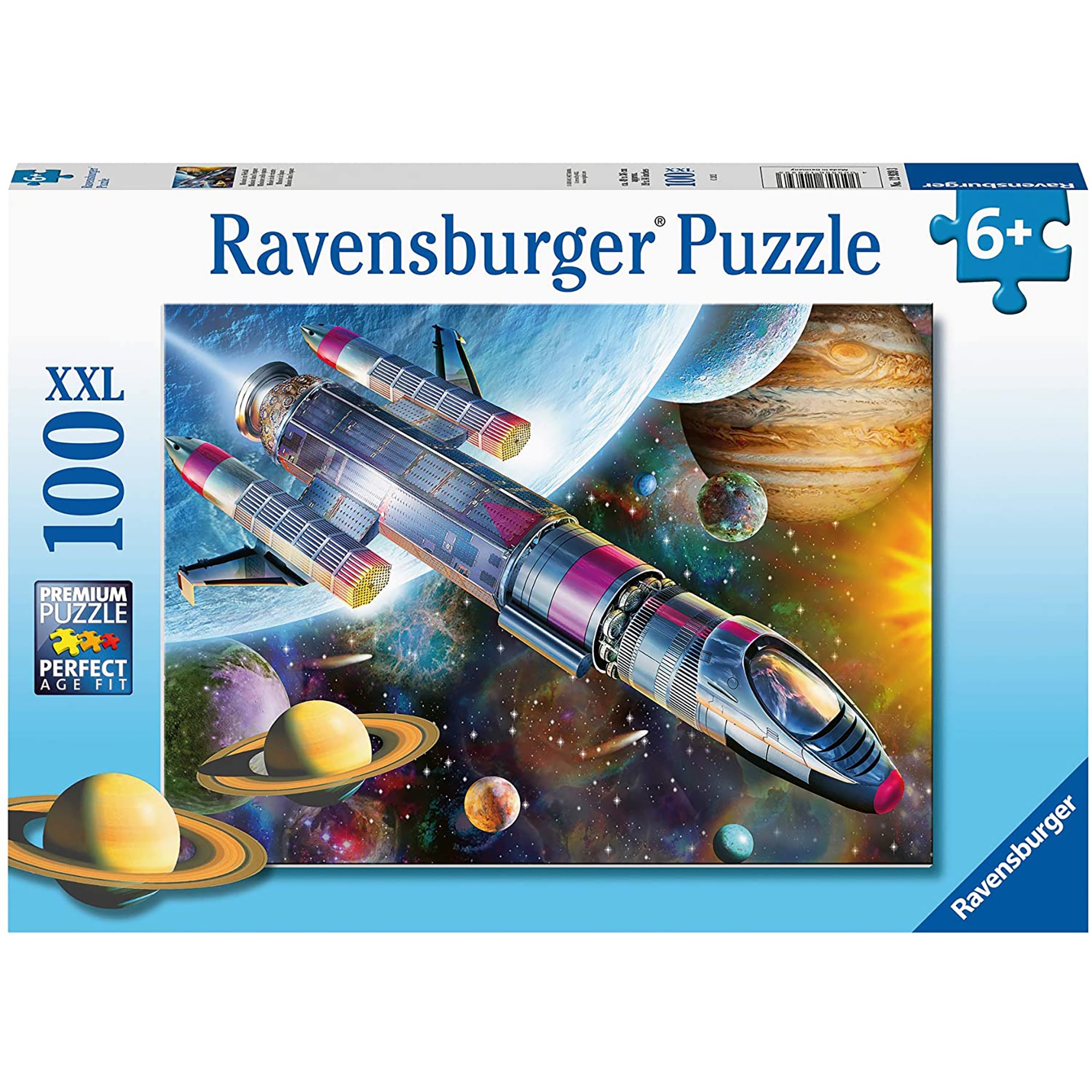 Puzzle Ravensburger XXL - Misiune in spatiu, 100 Piese