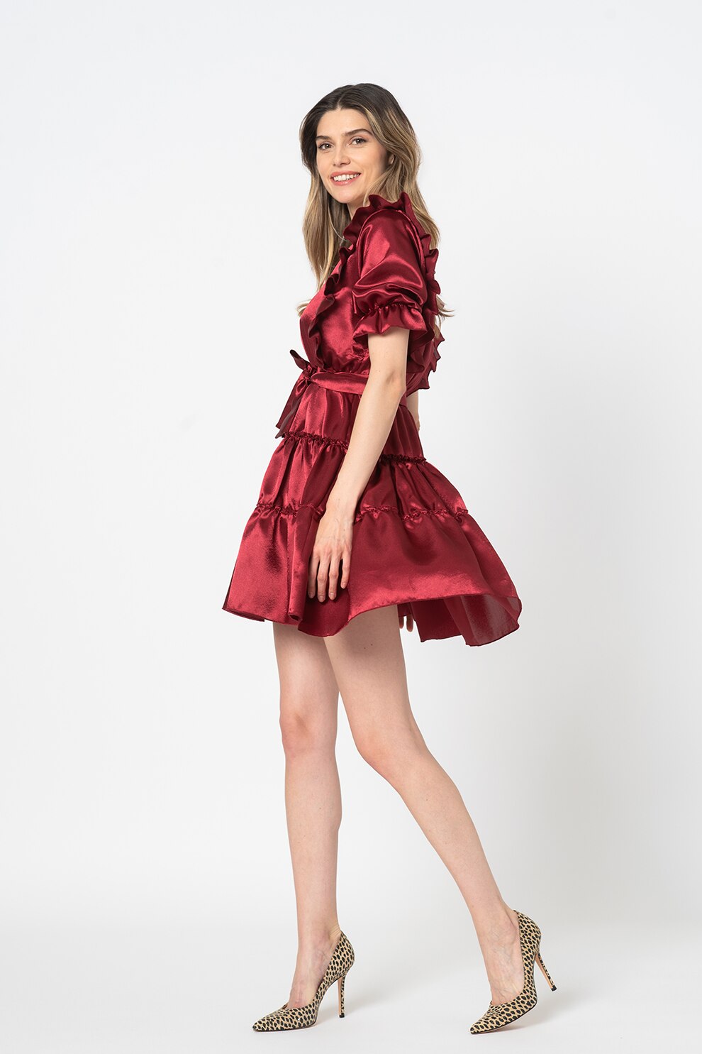 Amazing, Rochie evazata Dorothy, Violet tyrian