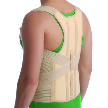 Orteza toracica elastica cu 2 atele de otel marimea XXL 117-130 cm circumferinta in zona taliei Orteza toracica elastica cu 2 atele de otel marimea XXL 117-130 cm circumferinta in zona taliei