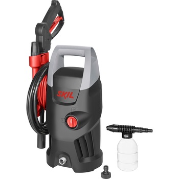 Aparat de spalat cu presiune Skil 0761 AA, 1400 W, 370 l/h, 105 bar, furtun 5 m, 50°C temperatura maxima Aparat de spalat cu presiune Skil 0761 AA, 1400 W, 370 l/h, 105 bar, furtun 5 m, 50°C temperatura maxima