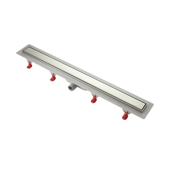 Rigola pentru dus cu gratar vizibila inox si sifon gravitational, L 700 mm Rigola pentru dus cu gratar vizibila inox si sifon gravitational, L 700 mm