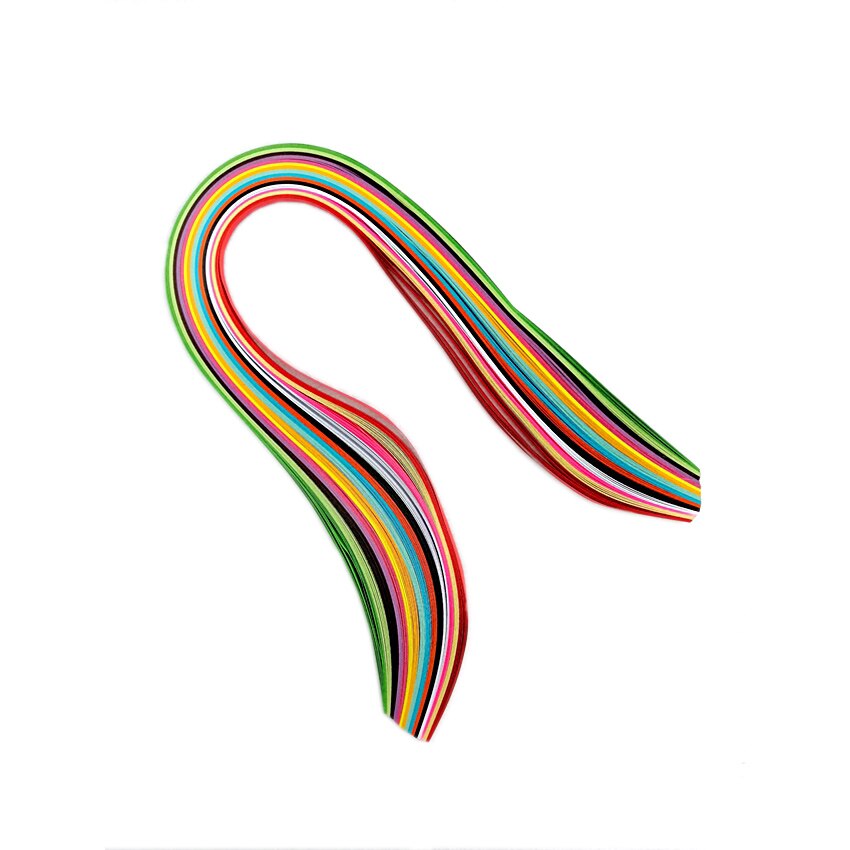 Set quilling 15 culori, 53 cm - 150 fasii