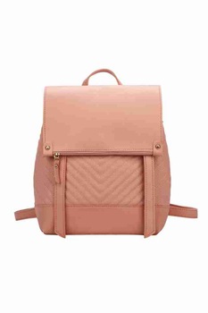 Rucsac de dama Kennedy roz multifunctional din piele ecologica perfect pentru scoala, vacanta, 29 x 26 x 11 cm Rucsac de dama Kennedy roz multifunctional din piele ecologica perfect pentru scoala, vacanta, 29 x 26 x 11 cm