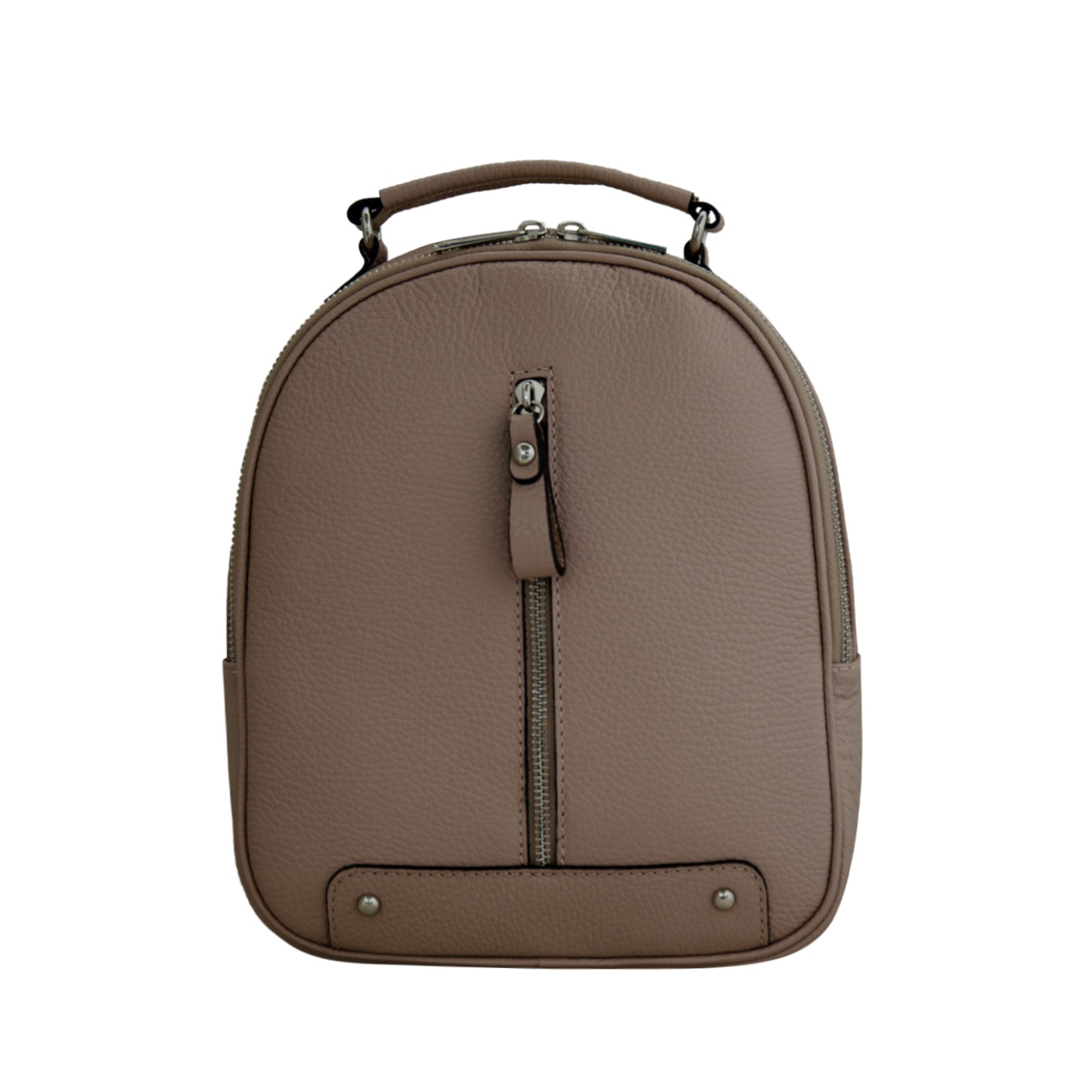 Rucsac de dama din piele naturala Eva Bags,Suzi roz pudra