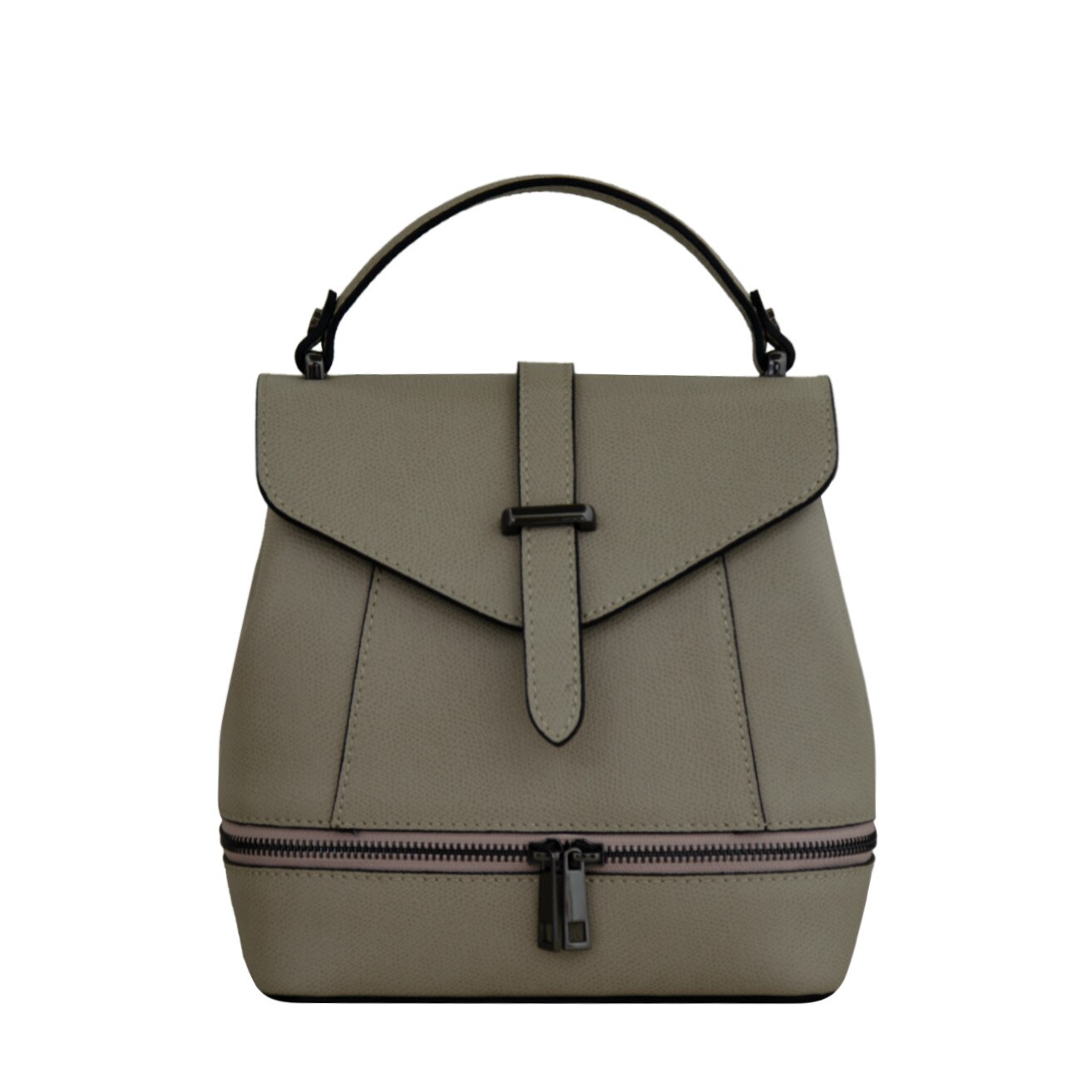 Rucsac de dama din piele naturala Eva Bags,Andrada taupe
