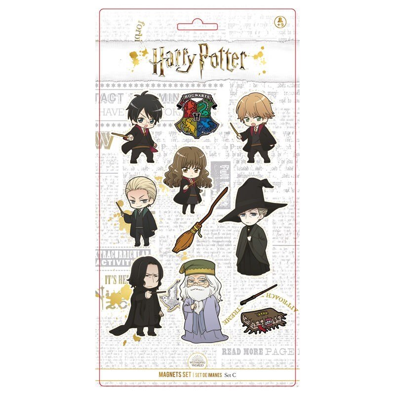Set 11 Magneti Frigider Harry Potter Chibi