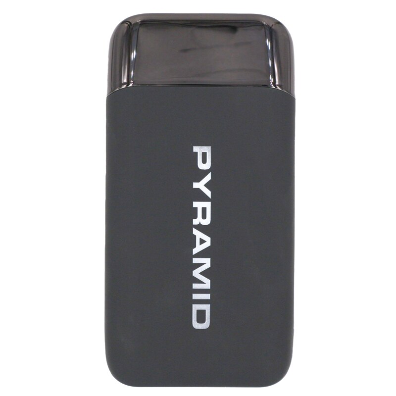 Powerbank 10000 mAh, Pyramid®, incarcare wireless QI 5W, 2 x usb, display led, negru, PB146