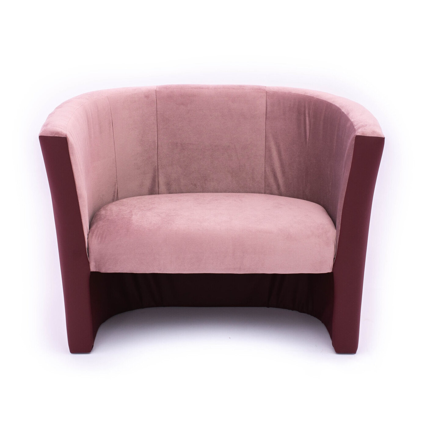 Canapea 2 locuri Sani Eva,110x67x83 cm, Roz Pudra