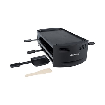 Plita grill si raclette electrica Steba, RC 6, placa aluminiu reversibila, 6 tigai, 1500 W, suprafata mare de gatire, 35.5 x 22 cm, control temperatura, rezistent, curatare usoara, gratar de masa, model german, negru Plita grill si raclette electrica Steba, RC 6, placa aluminiu reversibila, 6 tigai, 1500 W, suprafata mare de gatire, 35.5 x 22 cm, control temperatura, rezistent, curatare usoara, gratar de masa, model german, negru