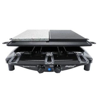 Plita grill si raclette electrica Steba, RC 4 PLUS Deluxe, gratar din fonta, 1450 W, suprafata mare de gatire, 29 x 29 cm, gratar de masa, indicator temperatura, control temperatura, rezistent, curatare usoara, model german, negru Plita grill si raclette electrica Steba, RC 4 PLUS Deluxe, gratar din fonta, 1450 W, suprafata mare de gatire, 29 x 29 cm, gratar de masa, indicator temperatura, control temperatura, rezistent, curatare usoara, model german, negru