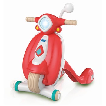Antepremergator Baby Clementoni - Vintage, My first scooter, rosu Antepremergator Baby Clementoni - Vintage, My first scooter, rosu
