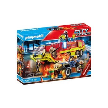 Playmobil City Action, Fire Department - Masina si camion de pompieri Playmobil City Action, Fire Department - Masina si camion de pompieri