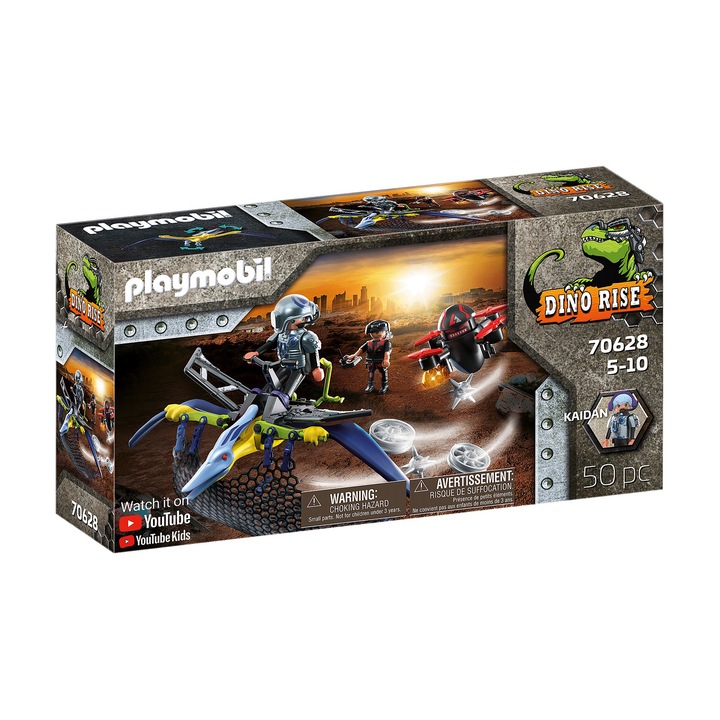 Playmobil Dino Rise - Pteranodon, Lovitura dronei