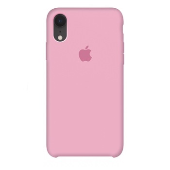 Husa Compatibila Apple, iPhone X/XS ,silicon, microfibra ,Candy Pink