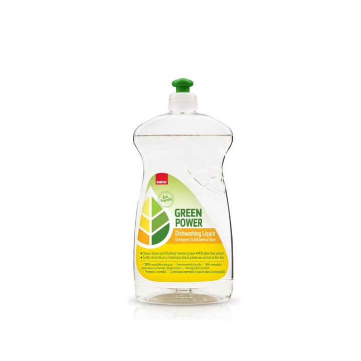 Sano Green Power folyékony mosogatószer, 700 ml