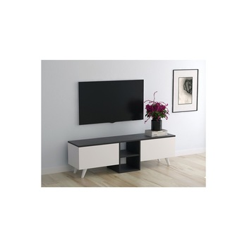 Comoda TV Decorativa ECE, 140x42x35 cm, antracit Comoda TV Decorativa ECE, 140x42x35 cm, antracit